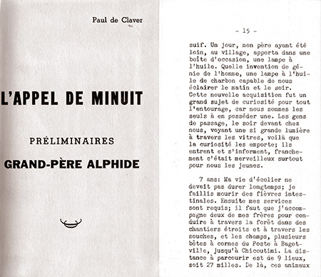 L'Appel de minuit - couverture et extrait